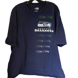 Men's Seattle Seahawks T-Shirt Size 2XL